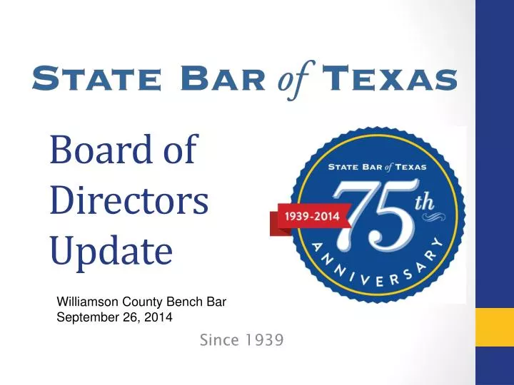 board of directors update n.