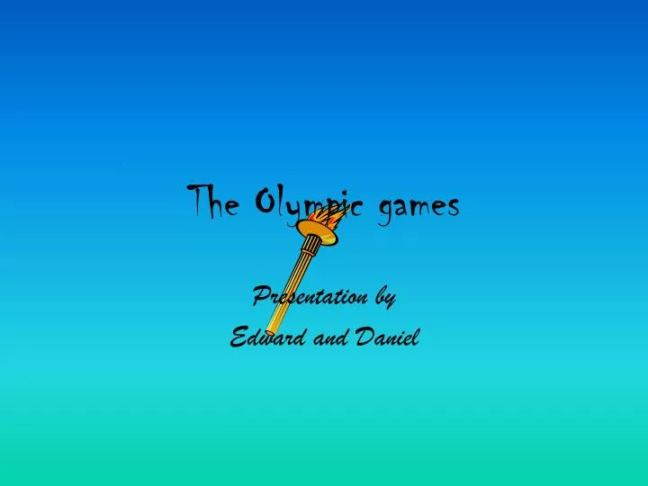 the olympic games n.