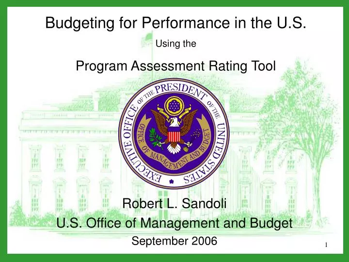 Ppt budgeting for performance in the u s using the program