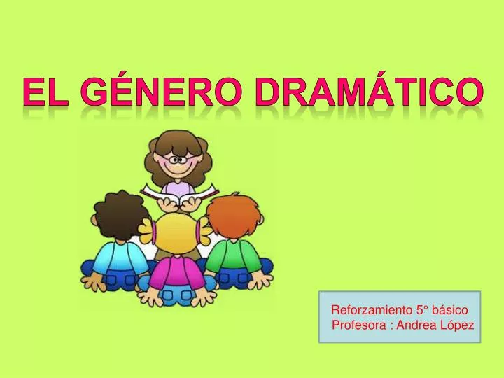 PPT - El género dramático PowerPoint Presentation, free download -  ID:5821418