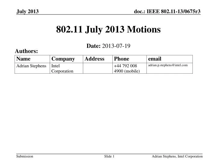 802 11 july 2013 motions n.