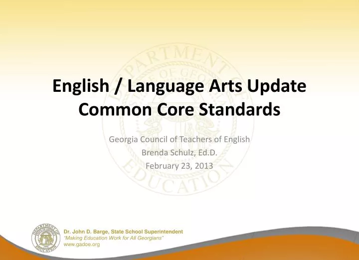 english language arts update common core standards n.