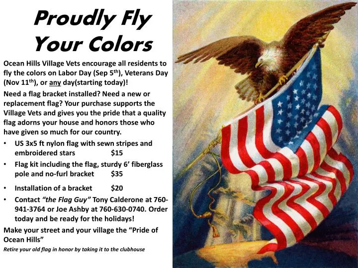 proudly fly your colors n.