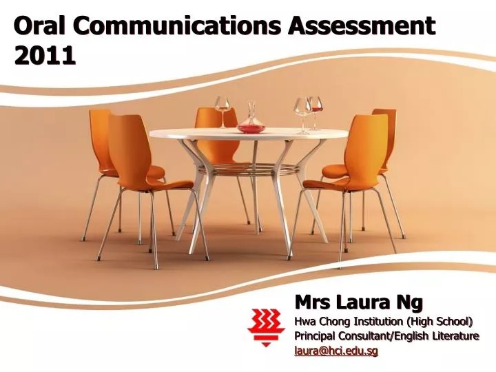 oral communications assessment 2011 n.