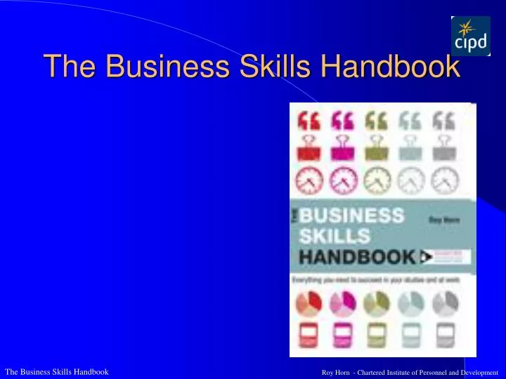 the business skills handbook n.