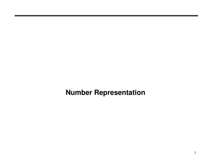 number representation n.
