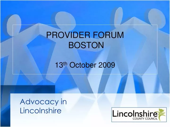provider forum boston 13 th october 2009 n.