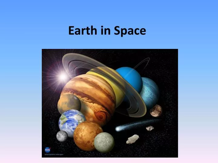 earth in space n.