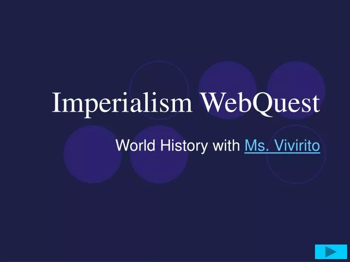 imperialism webquest n.