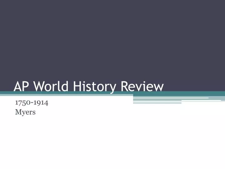 ap world history review n.