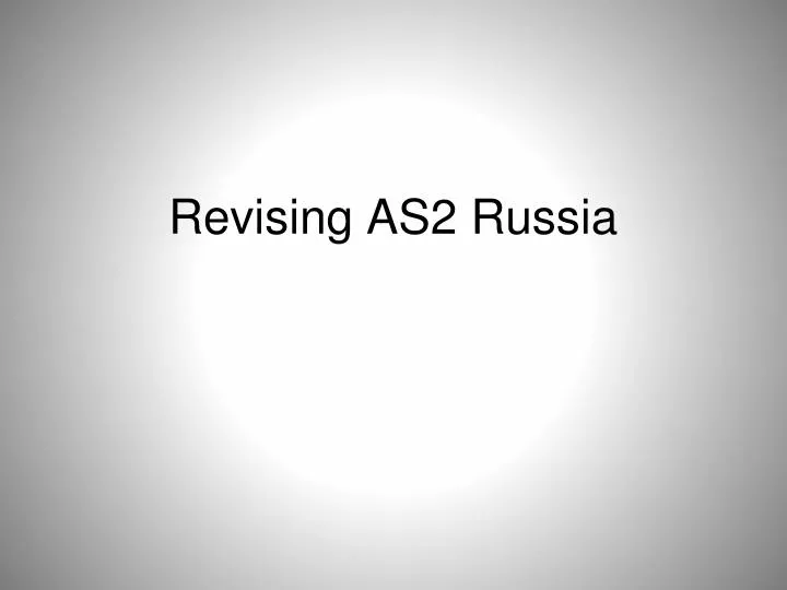 revising as2 russia n.
