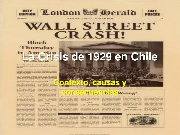 la crisis de 1929 en chile n.