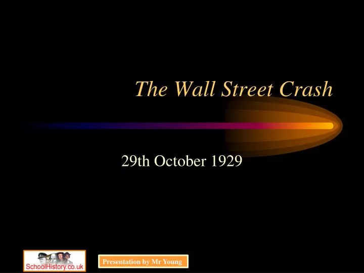 the wall street crash n.