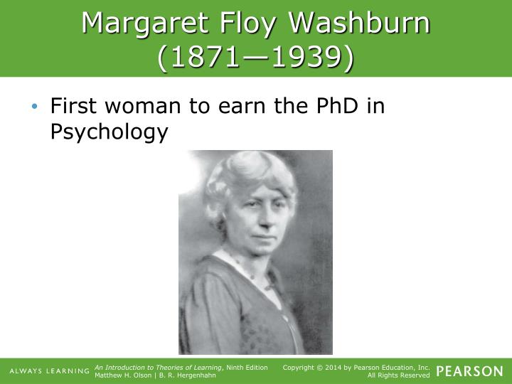 margaret floy washburn Margaret floy washburn is the author of movement and mental imagery (400 avg rating, 1 rating, 0 reviews, published 2009), movement and mental imagery. margaret floy washburn Margaret floy washburn is the author of movement and mental imagery (400 avg rating, 1 rating, 0 reviews, published 2009), movement and mental imagery.