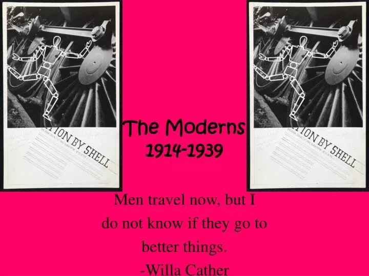 the moderns 1914 1939 n.
