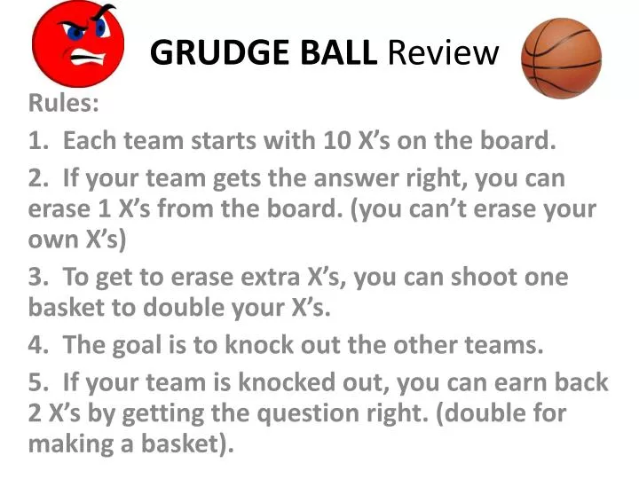 grudge ball review n.
