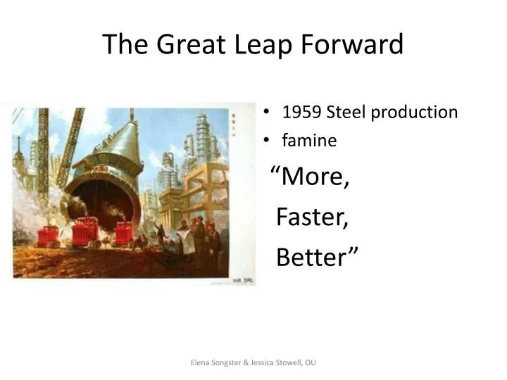 an overview of the great leap forward campaign an overview of the great leap forward campaign