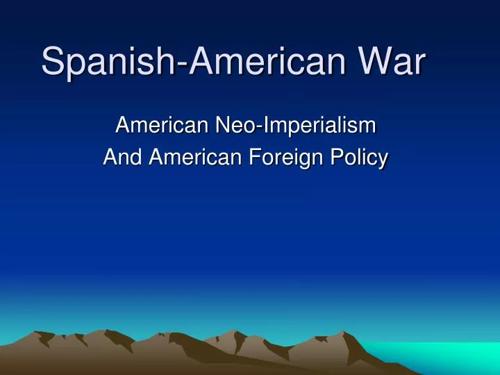 spanish american war n.