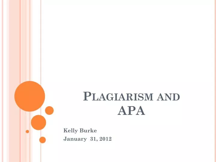 Apa paper on plagiarism