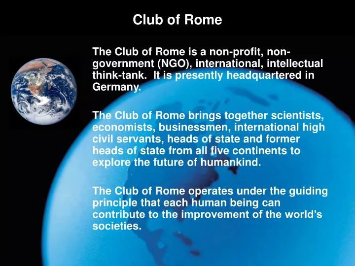 club of rome n.