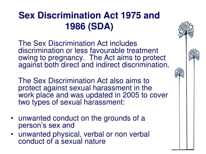 sex discrimination act direct Sis sucks bro glory hole