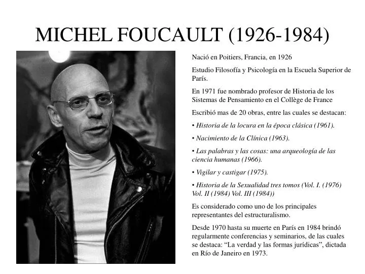 michel foucault 1926 1984 n.