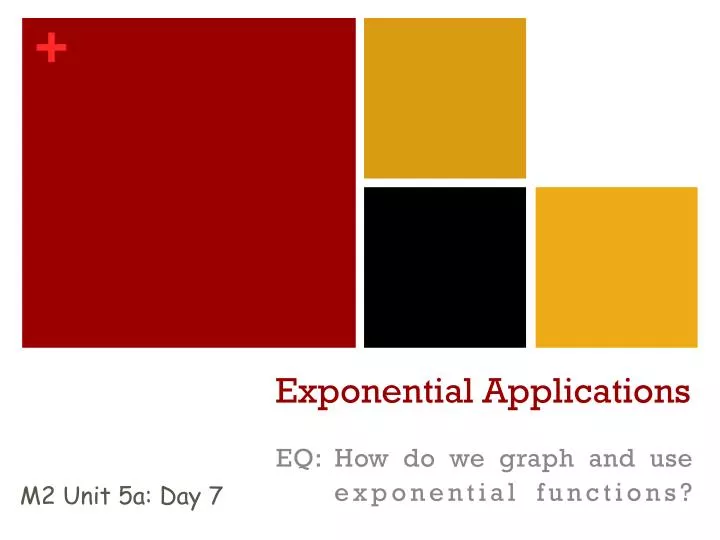exponential applications n.