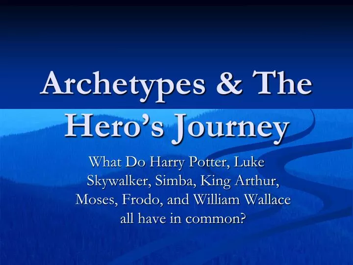 archetypes the hero s journey n.