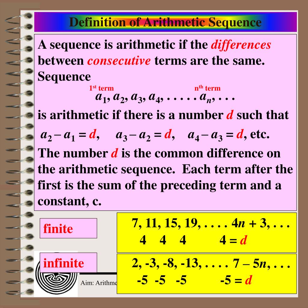 arithmetic sequence meaning arithmetic sequence meaning