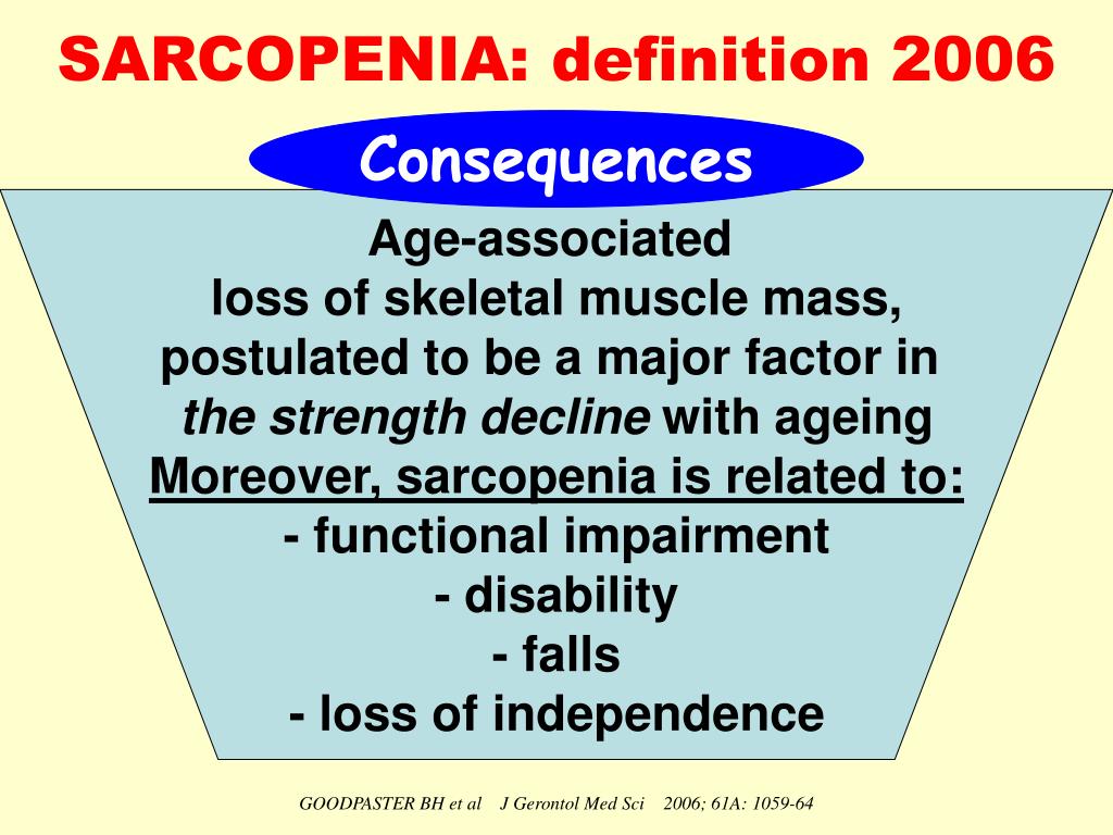 PPT - SARCOPENIA PowerPoint Presentation, free download ...