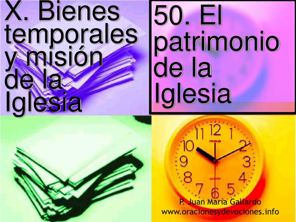 PPT - 50. El patrimonio de la Iglesia PowerPoint Presentation, free  download - ID:5829424