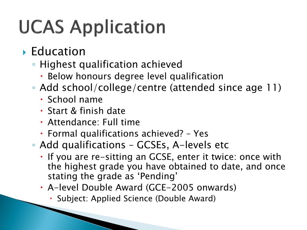 PPT UCAS Application Information Session PowerPoint Presentation 