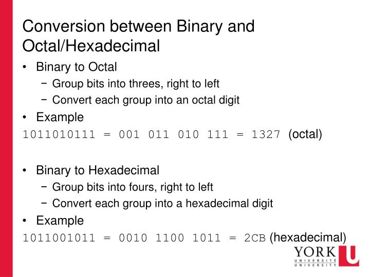 PPT - Dale & Lewis Chapter 2 Binary Numbers and Number Systems ...