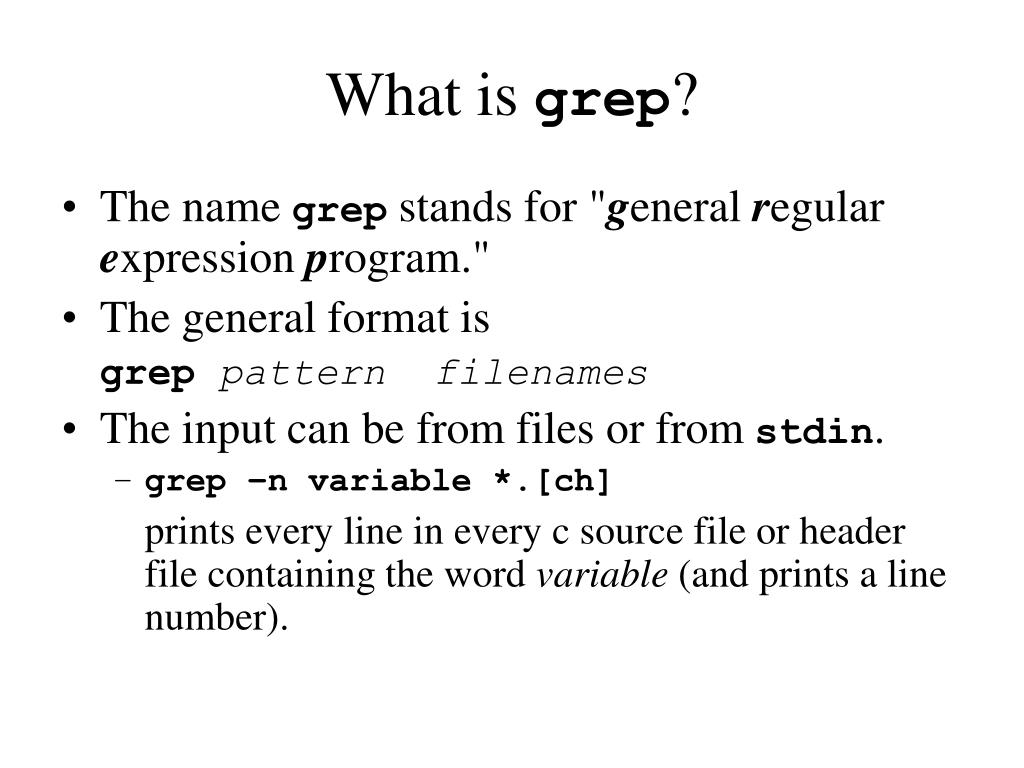 grep unique results grep unique results