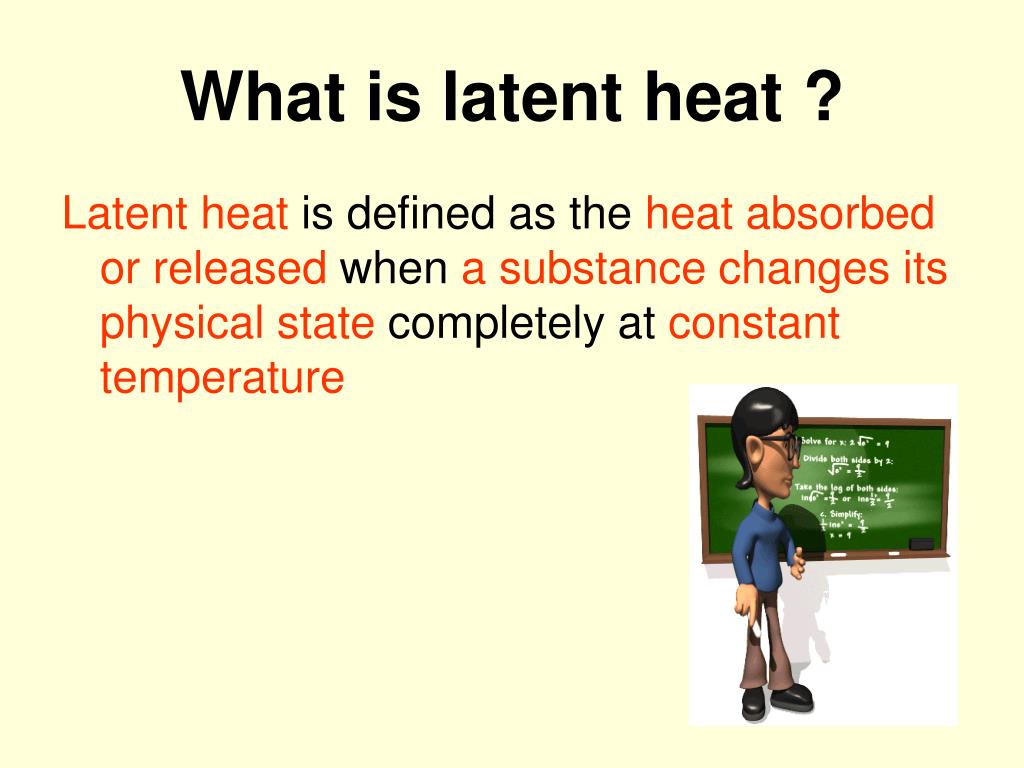 PPT 4 3 SPECIFIC LATENT HEAT PowerPoint Presentation Free Download 