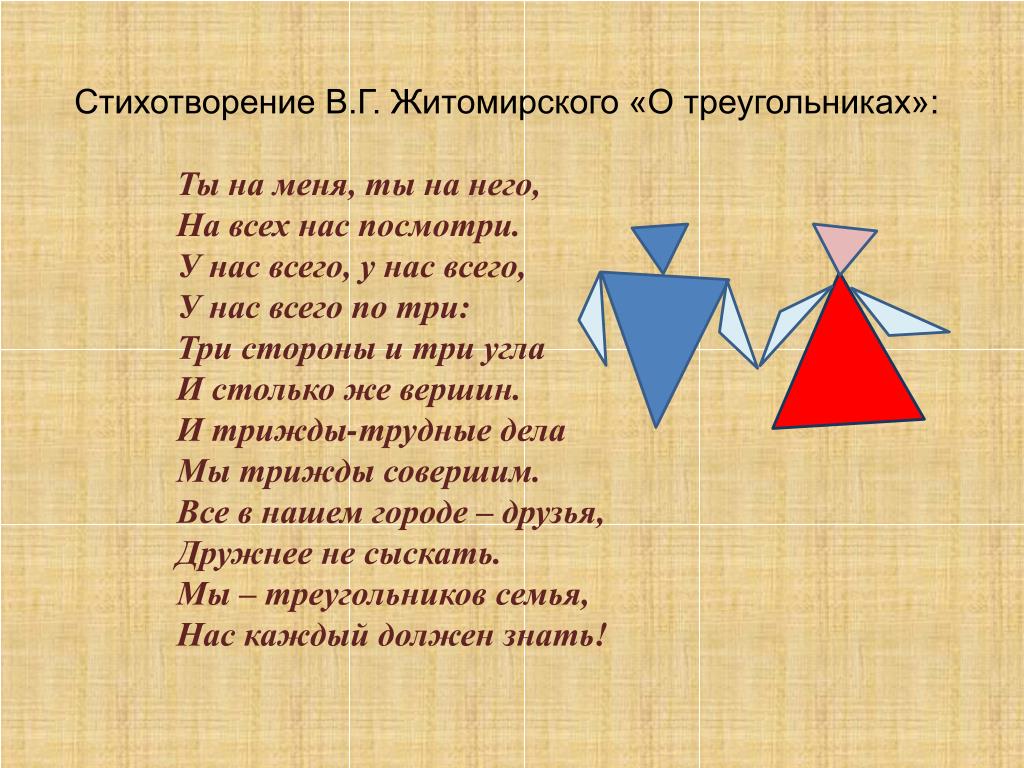 Стихи про похож. Стих про треугольник. Стих про треугольник 7 класс. Загадка про треугольник. Стих про геометрию.