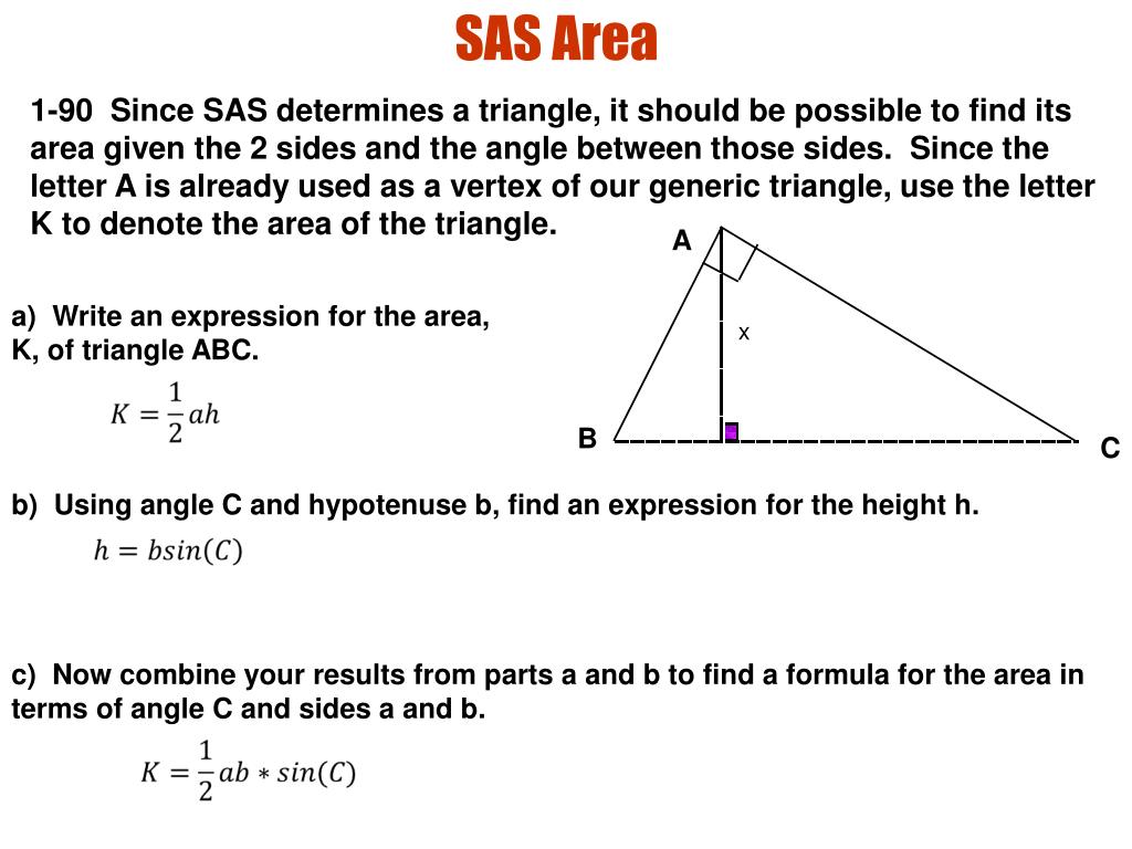 PPT Section 1.3.1 Law of Sines and Area PowerPoint Presentation, free