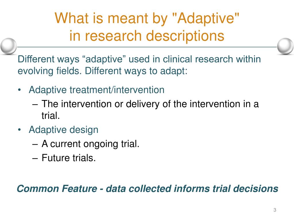apa itu adaptive research