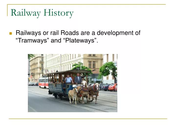 railway history n.