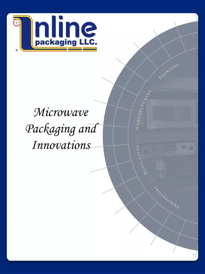 PPT Microwave Packaging and Innovations PowerPoint Presentation, free