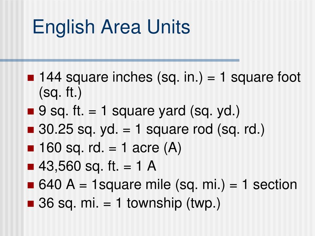 Площадь в футах. Unit area. English Metric Units. One Square foot. Yd sq ft сокращения.