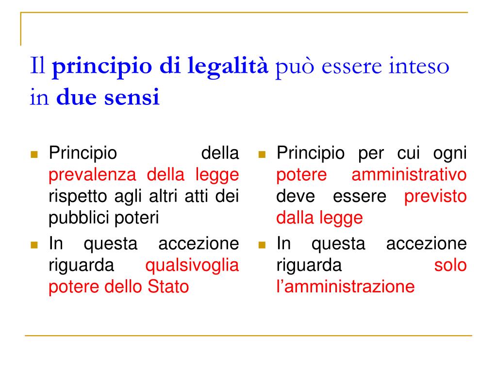 Principio Di Imparzialità Della Pubblica Amministrazione PPT - I principi costituzionali del diritto amministrativo PowerPoint