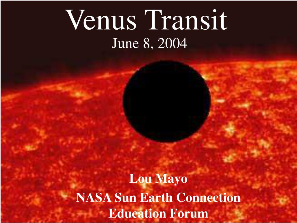 PPT Venus Transit PowerPoint Presentation, free download ID5834929