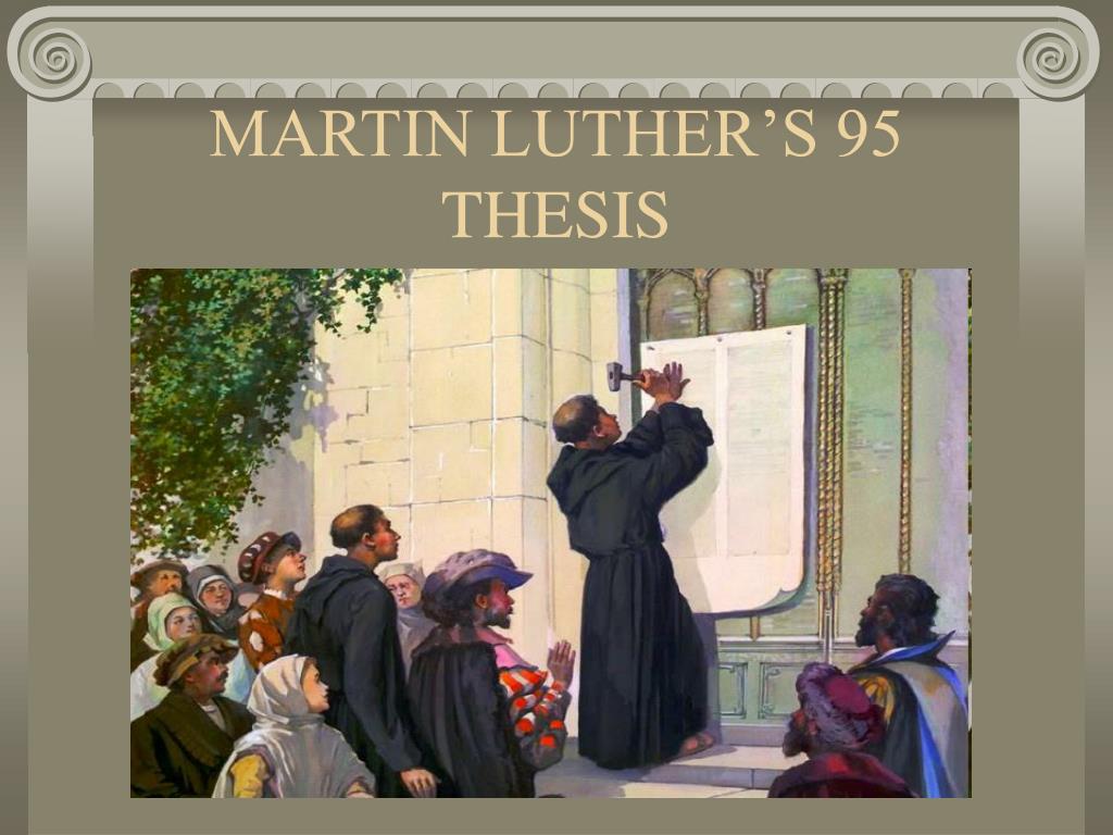 thesis definition reformation