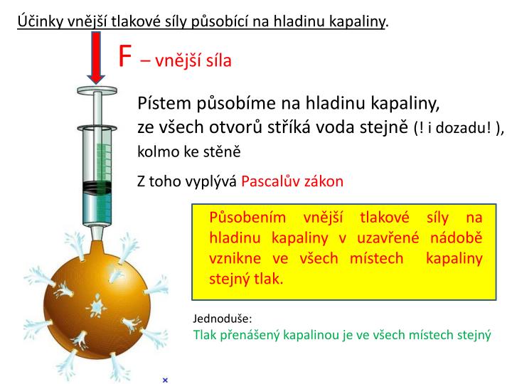 PPT - Pascalův zákon. PowerPoint Presentation - ID:5835077