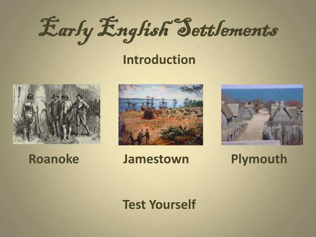 PPT Early English Settlements PowerPoint Presentation Free Download ID 5835097
