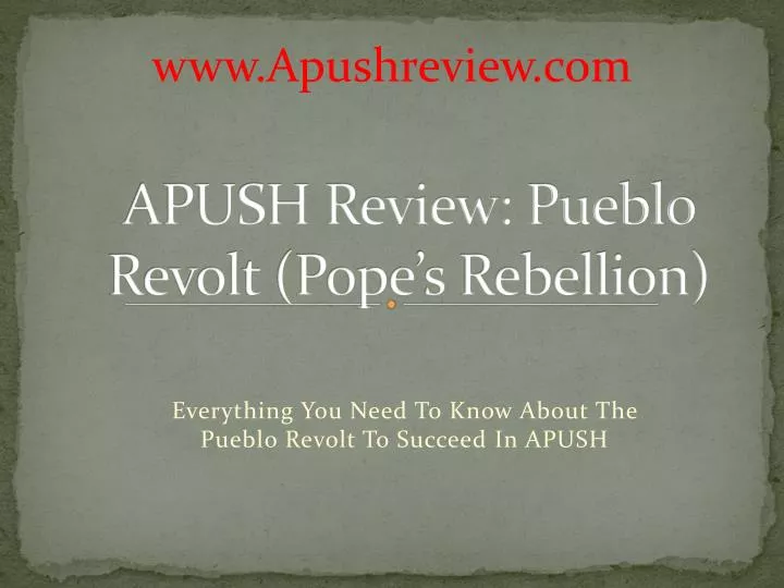 the factors that caused the pueblo revolt in mexico The pueblo revolt of 1680—also known as popé's rebellion —was an uprising of most of the indigenous pueblo people against the spanish colonizers in the province of santa fe de nuevo méxico, present day new mexico. the factors that caused the pueblo revolt in mexico The pueblo revolt of 1680—also known as popé's rebellion —was an uprising of most of the indigenous pueblo people against the spanish colonizers in the province of santa fe de nuevo méxico, present day new mexico.