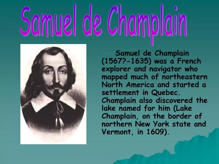 PPT Samuel de Champlain PowerPoint Presentation, free download ID