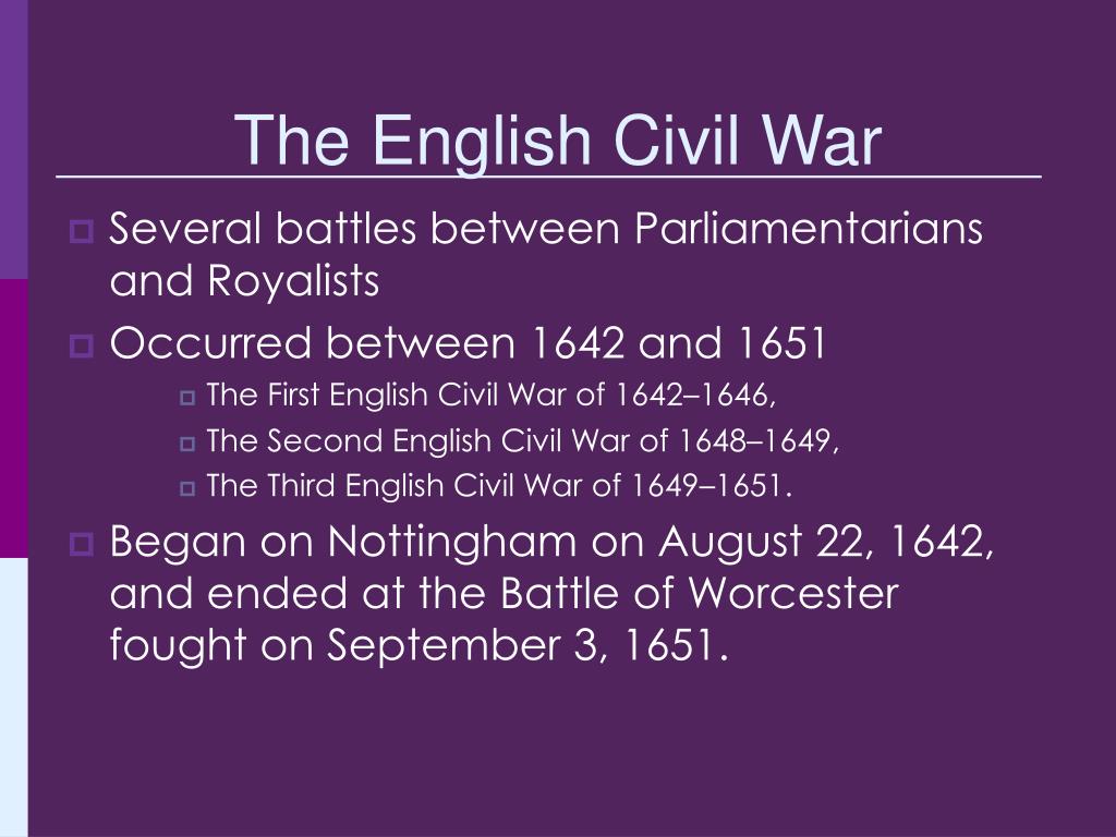 Introduction To The English Civil War Facts Information Worksheet - Vrogue