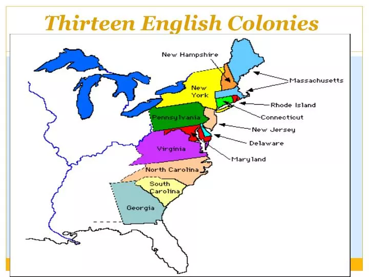PPT Thirteen English Colonies PowerPoint Presentation Free Download ID 5837486